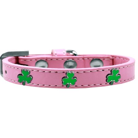 PET PAL Shamrock Widget Dog CollarLight Pink Size 10 PE923867